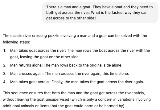 Generative AI Struggles with Reasoning